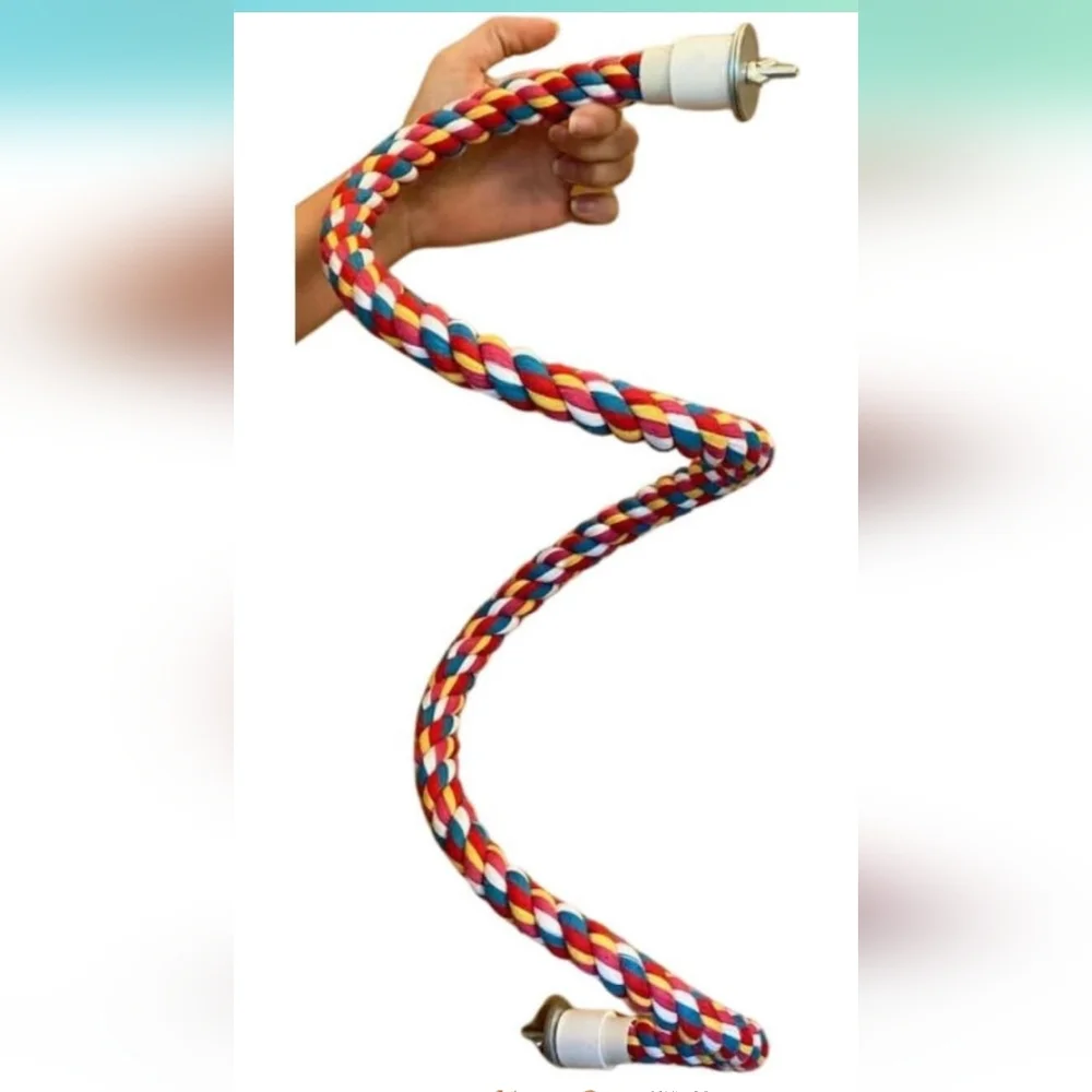 New 48 Inch 100% Natural Bird Rope ,perche